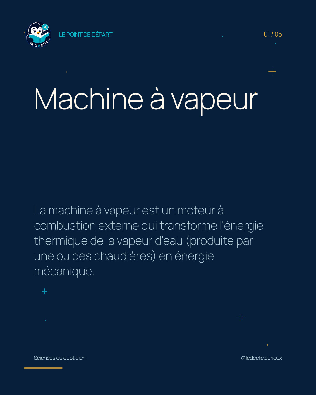 Comprendre : Machine à vapeur