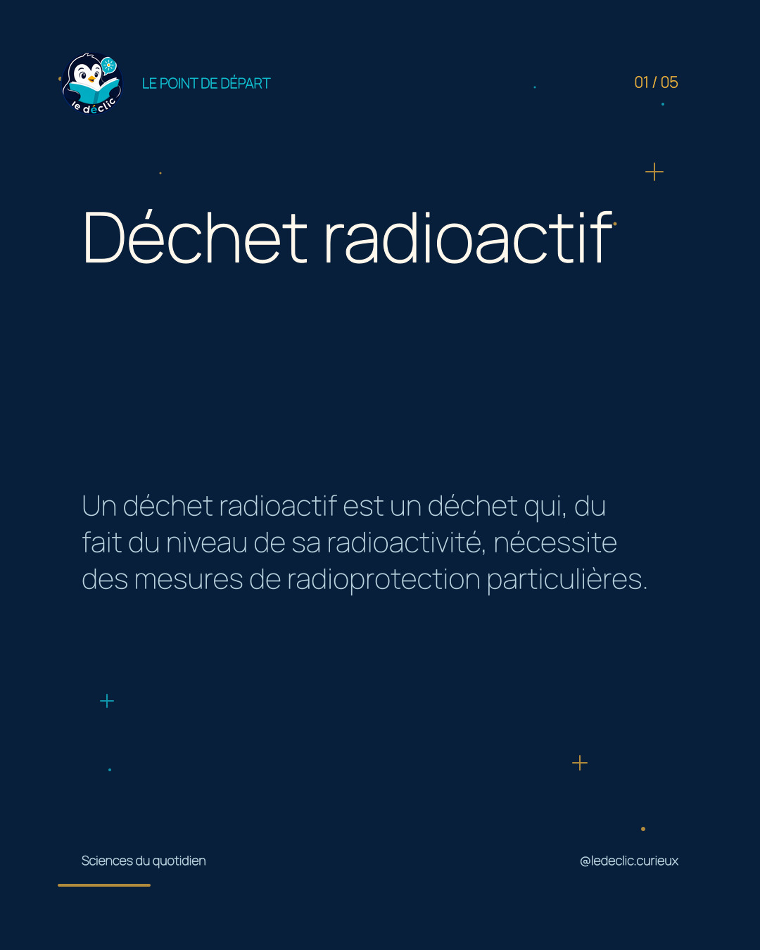 Comprendre : Déchet radioactif