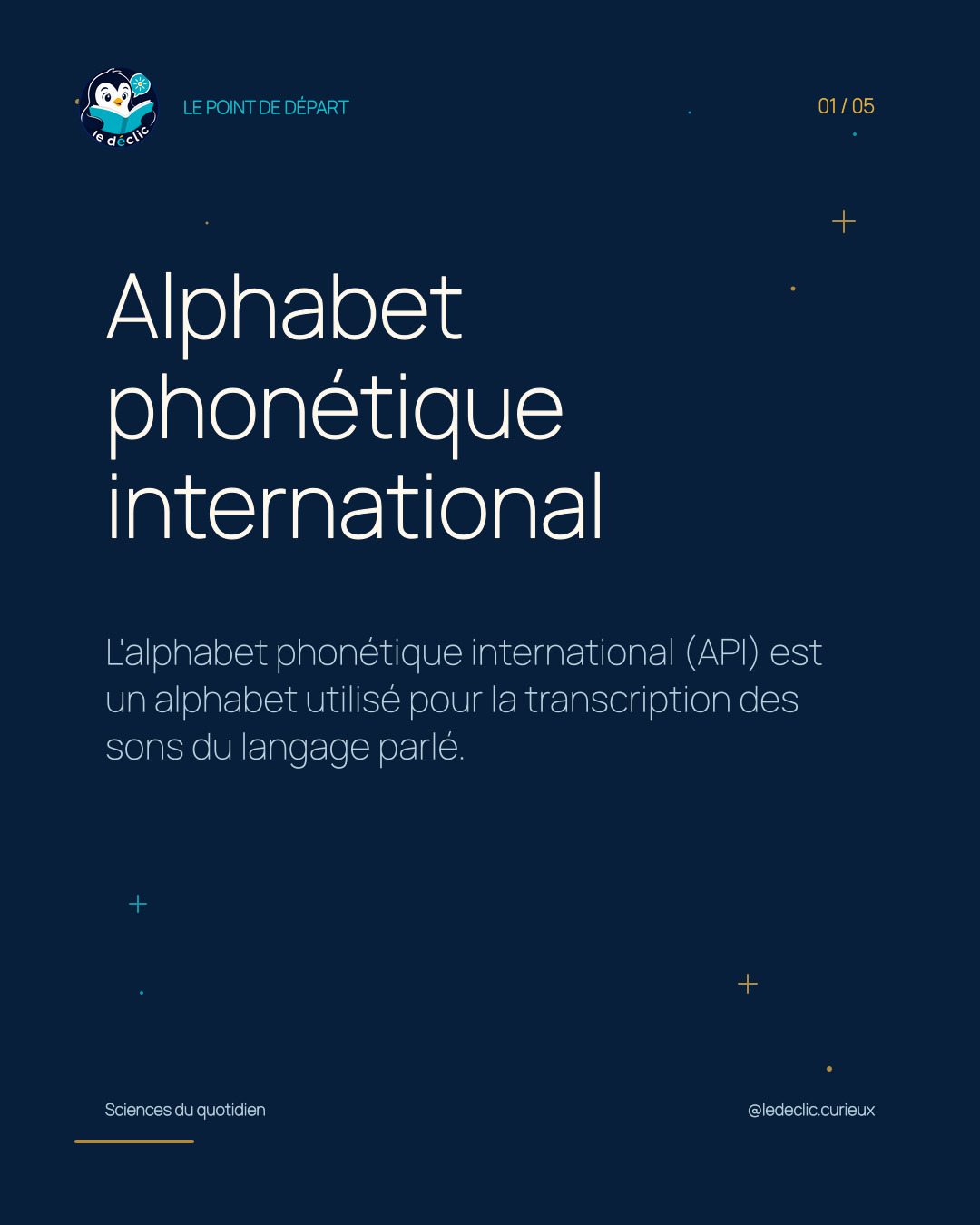 Comprendre : Alphabet phonétique international