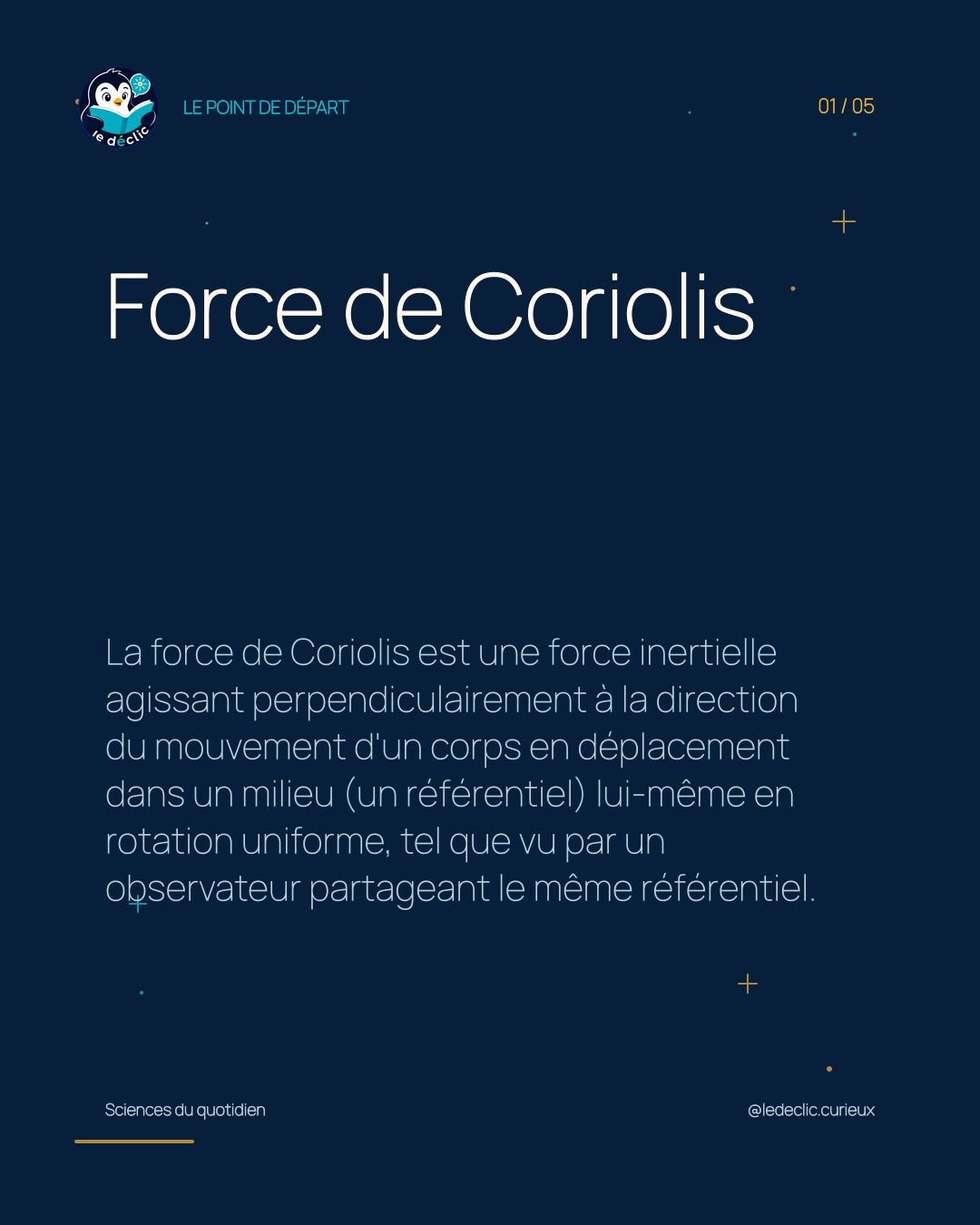 Comprendre : Force de Coriolis