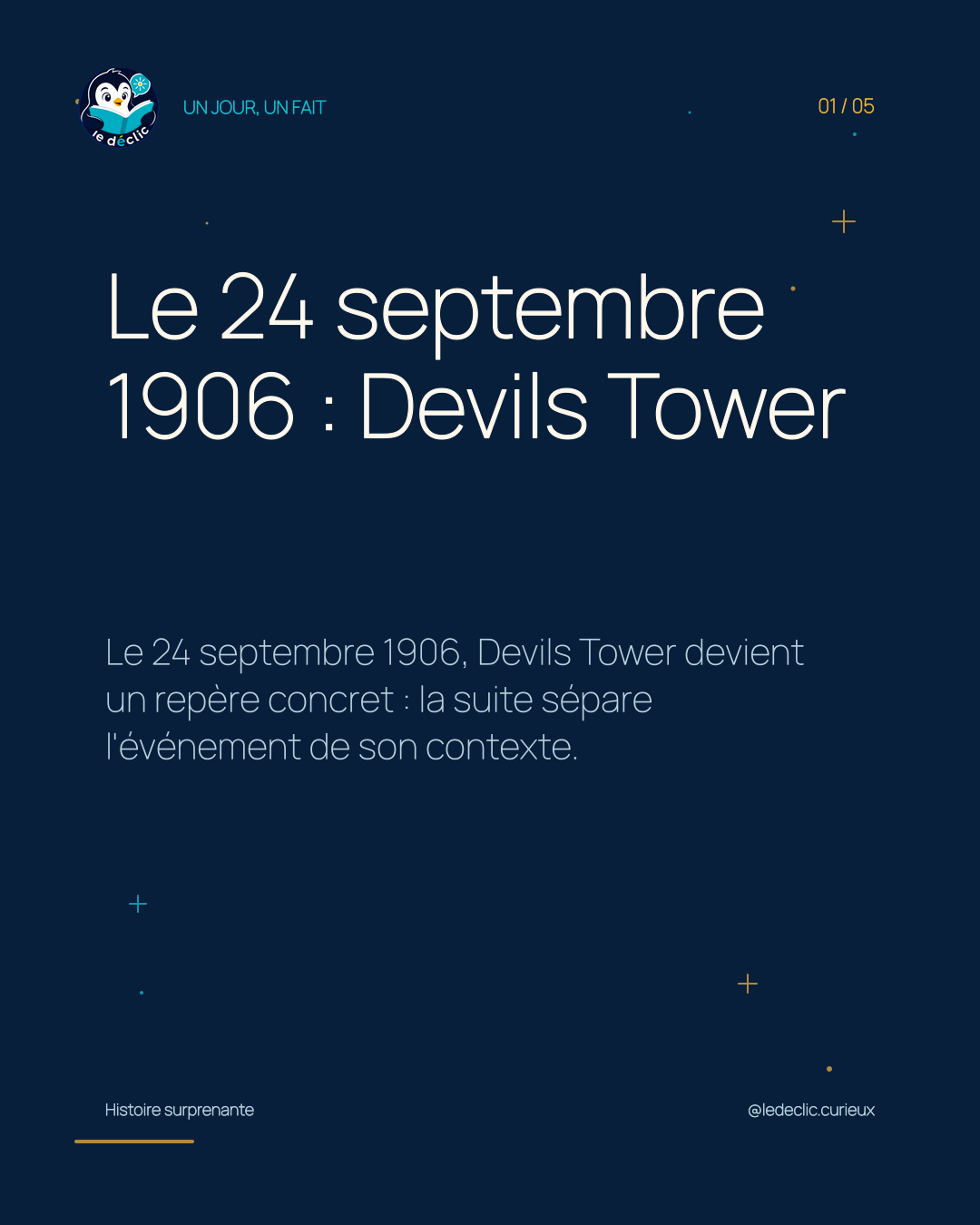Le 24 septembre 1906 : Devils Tower