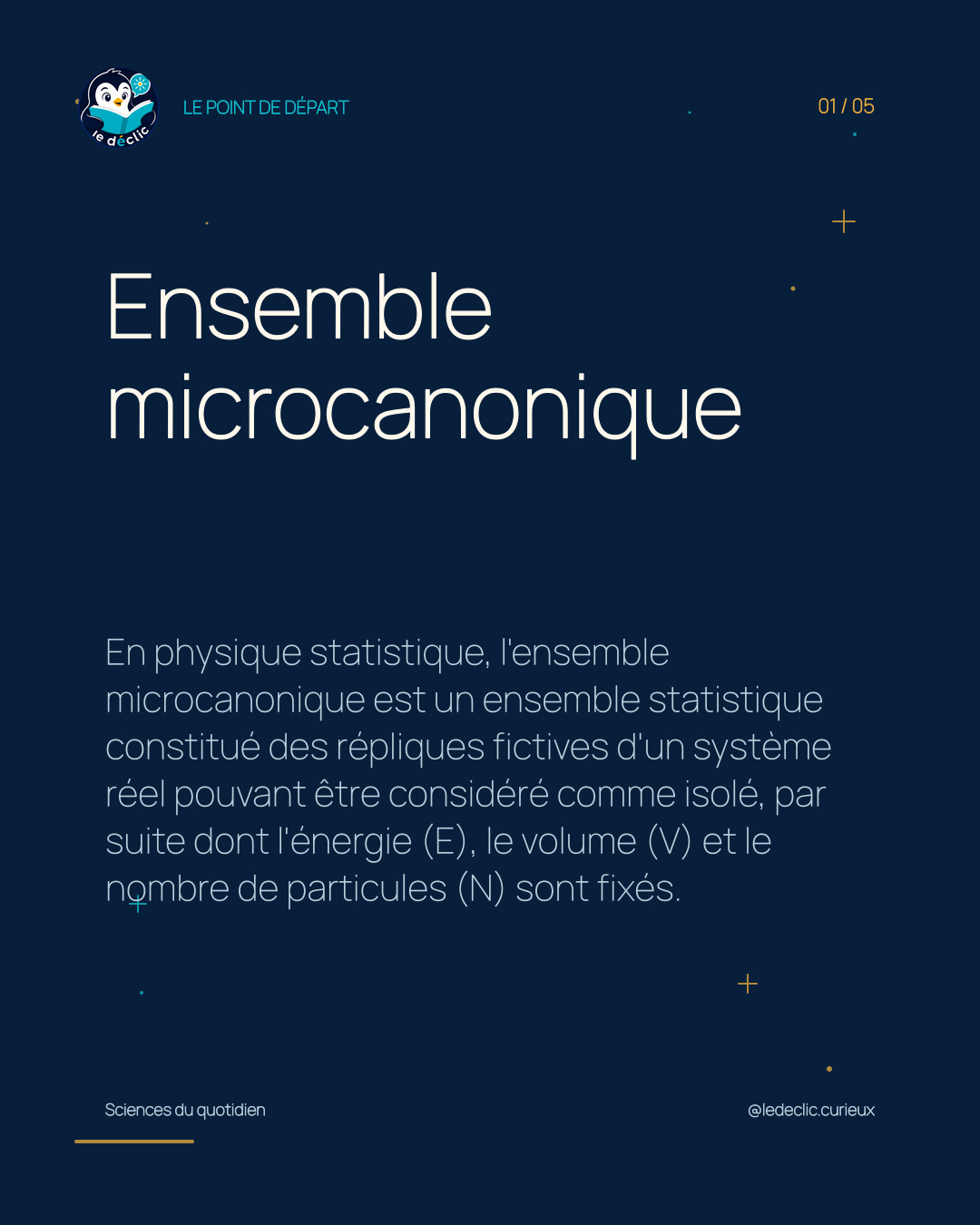 Comprendre : Ensemble microcanonique