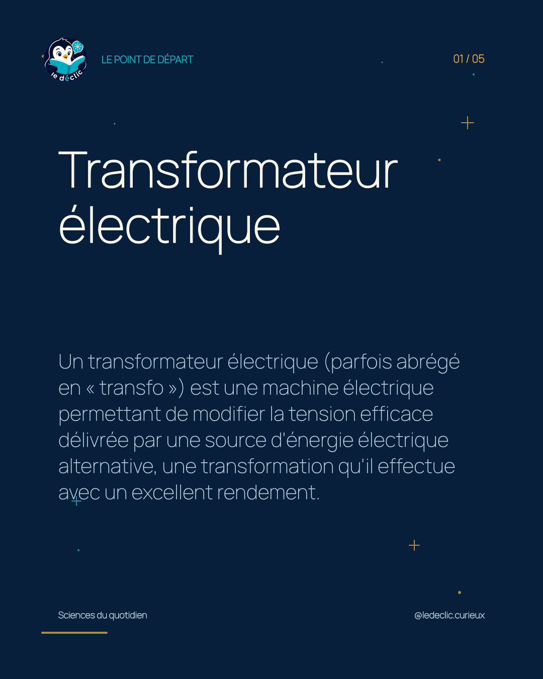 Comprendre : Transformateur électrique