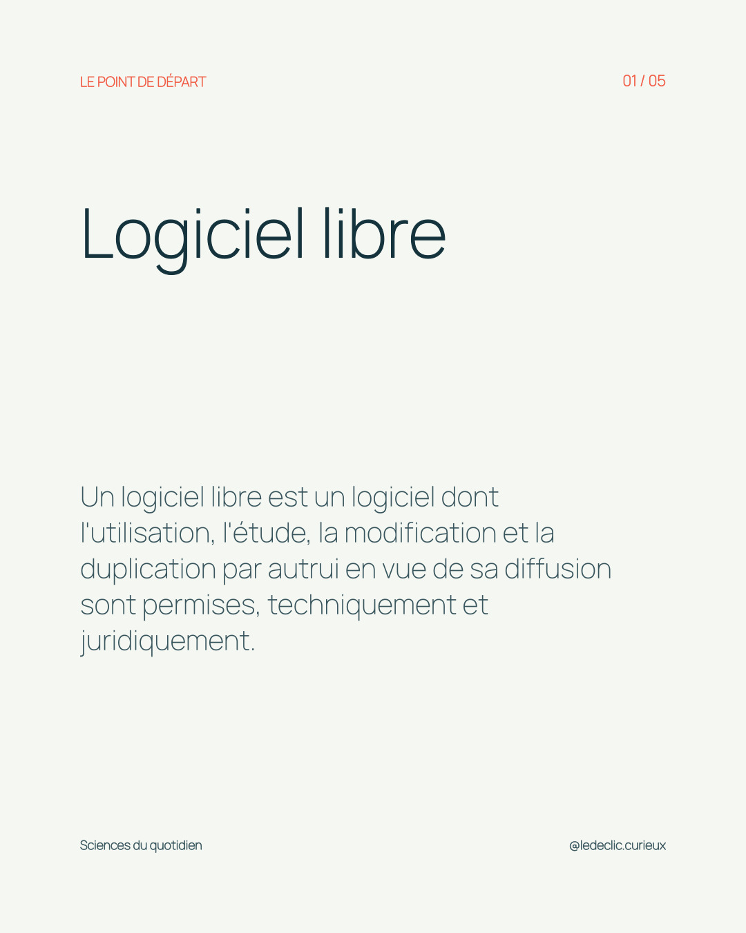 Comprendre : Logiciel libre